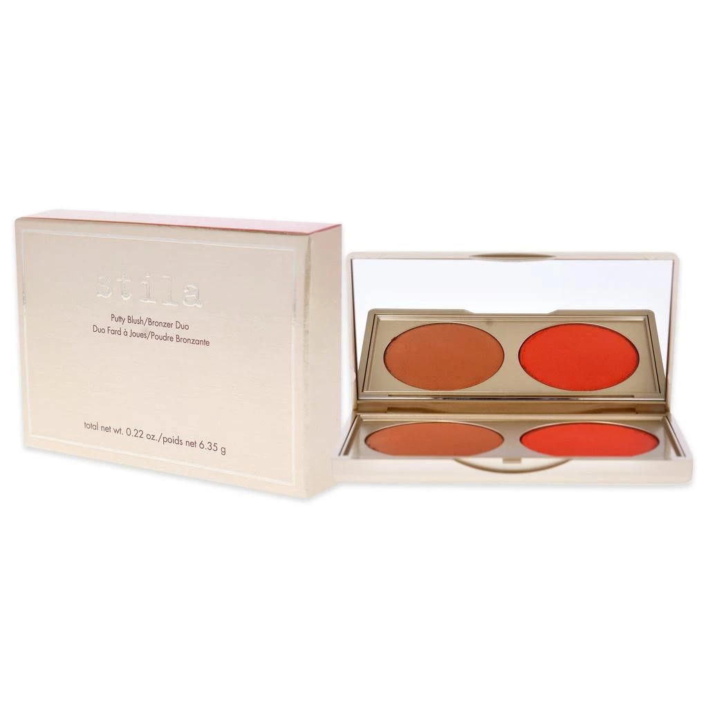 Stila Putty Blush Bronzer Duo - Bronzed Gladiola by  for Women - 0.22 oz Makeup 4