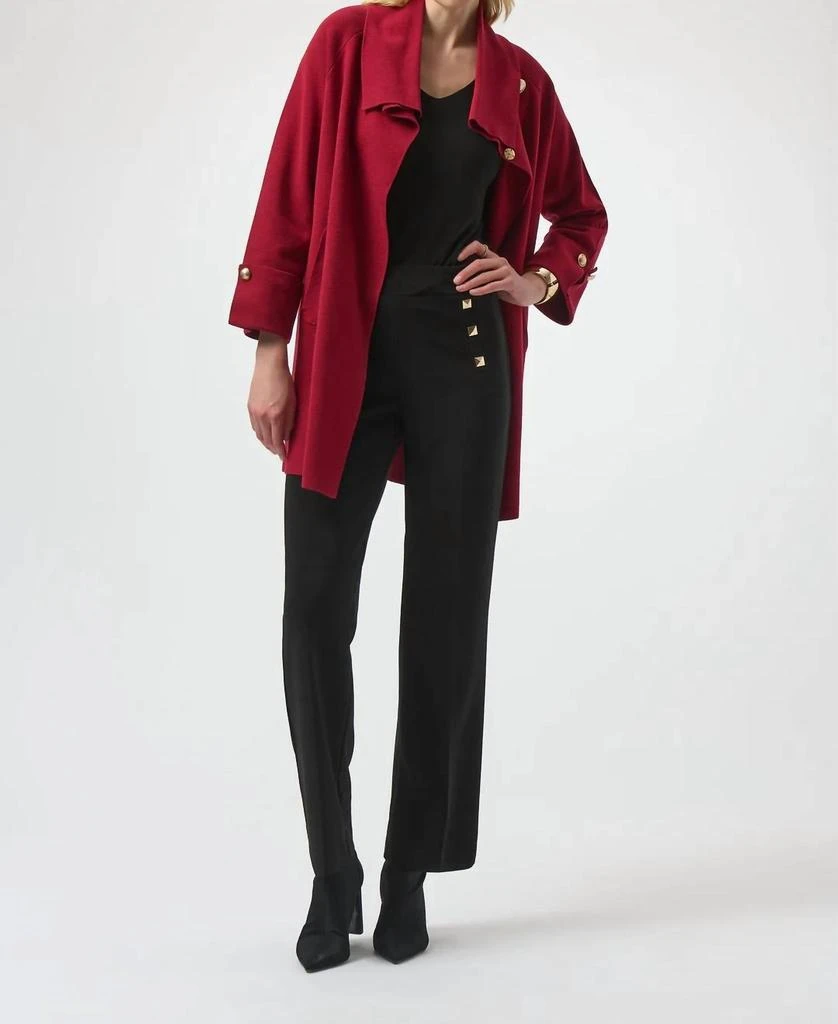 JOSEPH RIBKOFF Joseph Ribkoff - Pull On Straight Pants With Rivet Details 4