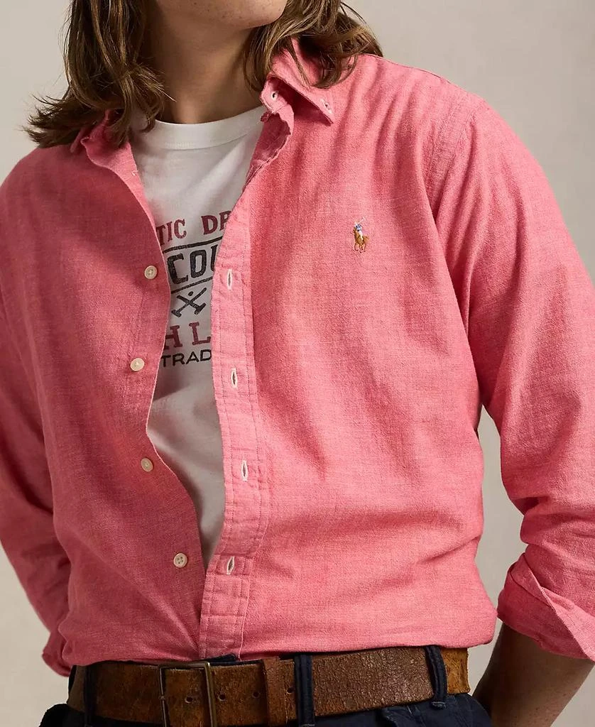 Ralph Lauren Men's Classic-Fit Indigo Chambray Shirt 3