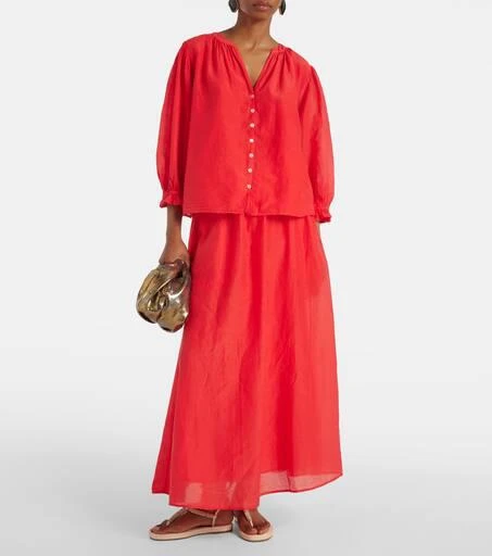 Velvet Mel cotton and silk shirt 2
