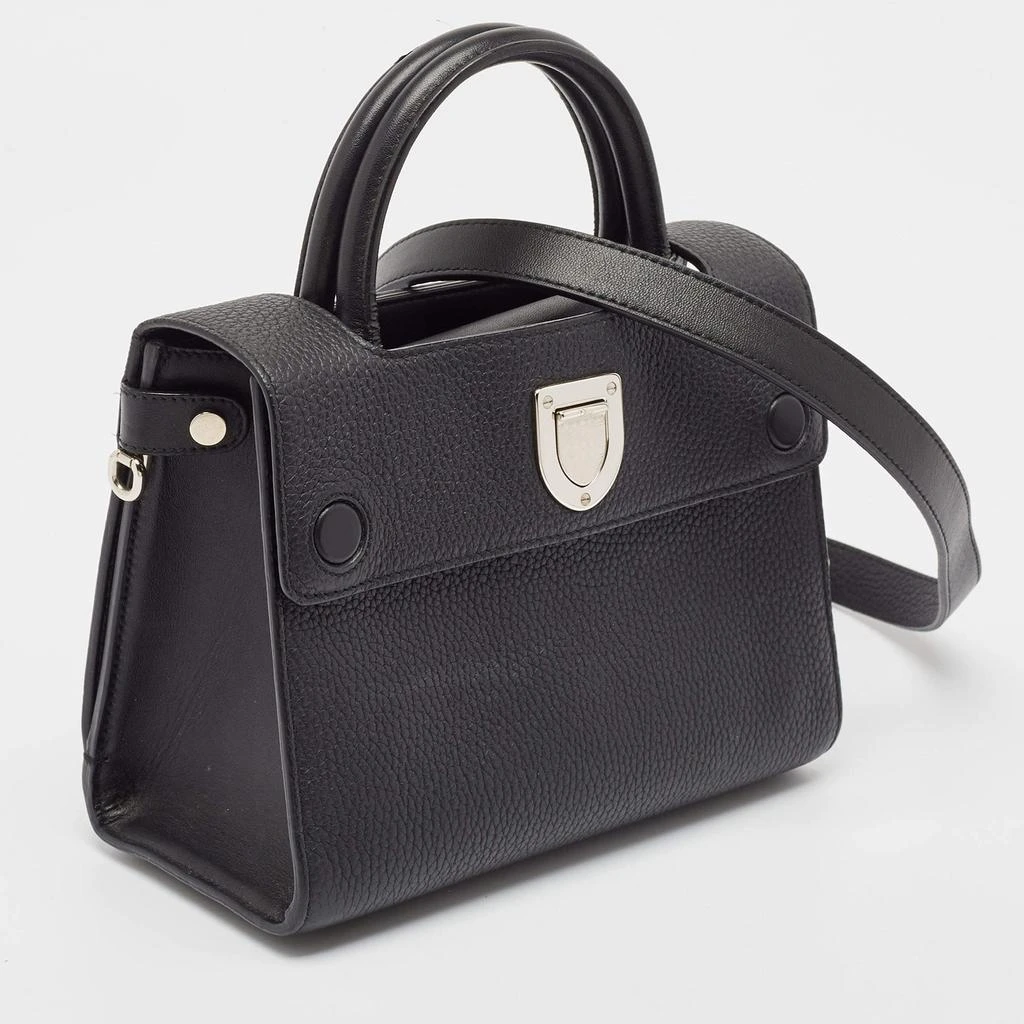 Dior Dior Black Leather Mini Diorever Top Handle Bag 3