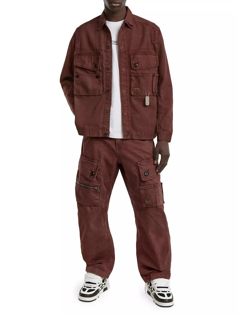 G-Star Cotton Button-Front Overshirt 2