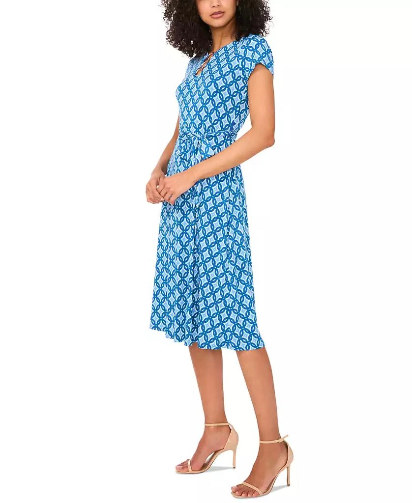 Petite O-Ring-Trim Tie-Waist Short-Sleeve Dress  On Sale Now with Up to  61% Off | Discover Exclusive Deals & Savings at BeyondStyle  Authentic MSK  dress|women's fashion|dresses with Limited-Time Discounts, Free Shipping,