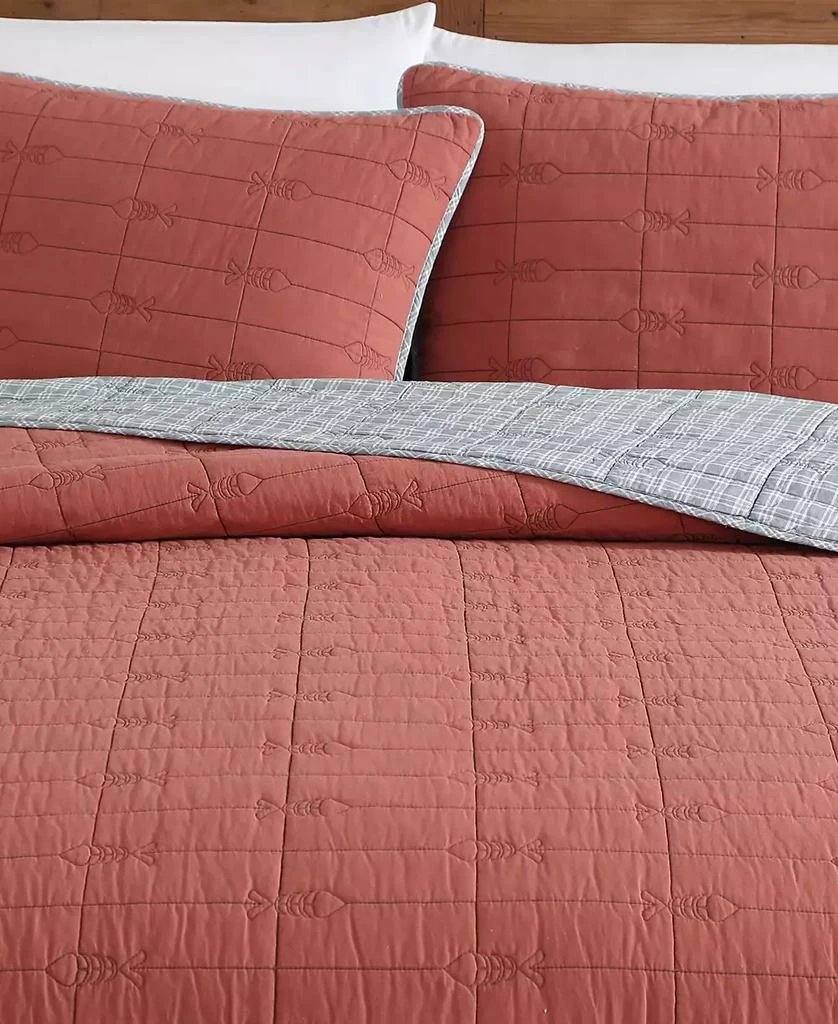 Eddie Bauer Troutdale Reversible 3 Piece Quilt Set 7