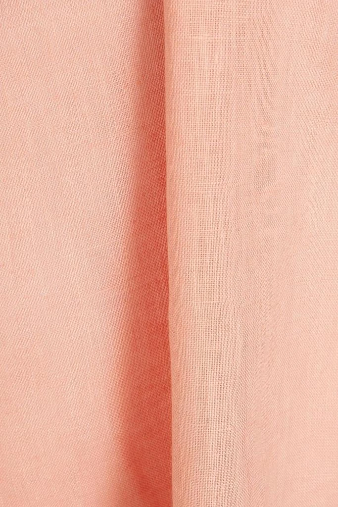 Ronny Kobo Knotted cutout linen maxi dress 4