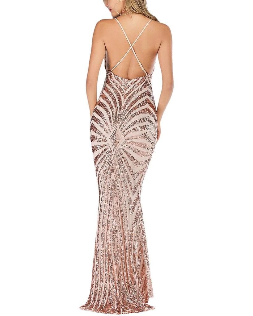 chinese dress ladies Amina High Neck Maxi Dress | Fairyfloss | Dresses main image 1