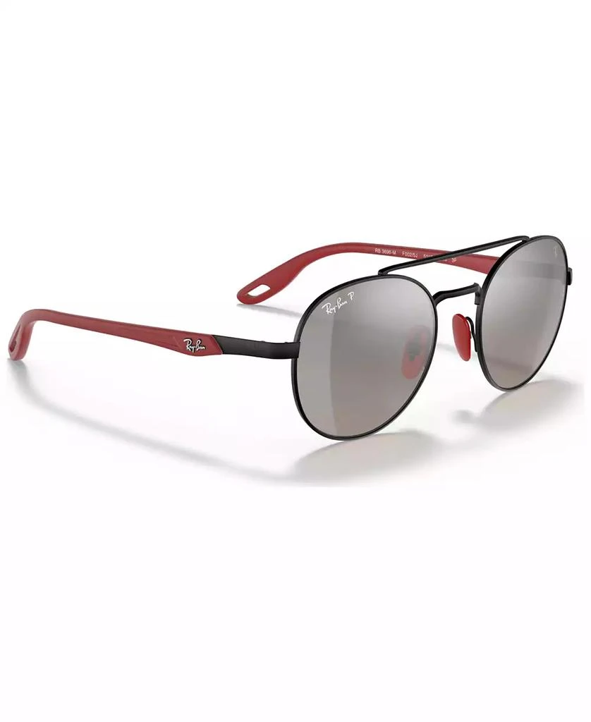 Ray-Ban RB3696M Scuderia Ferrari Collection 51 Unisex Polarized Sunglasses 6