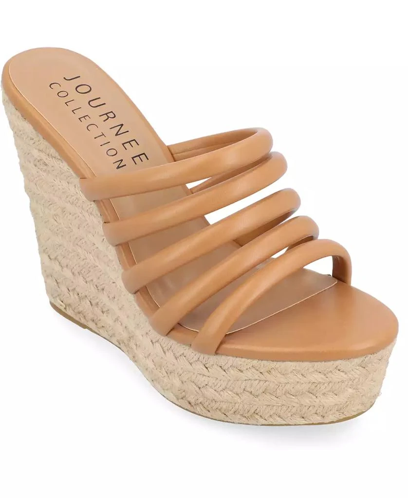 Journee Collection Women's Cynthie Platform Wedge Sandals 1