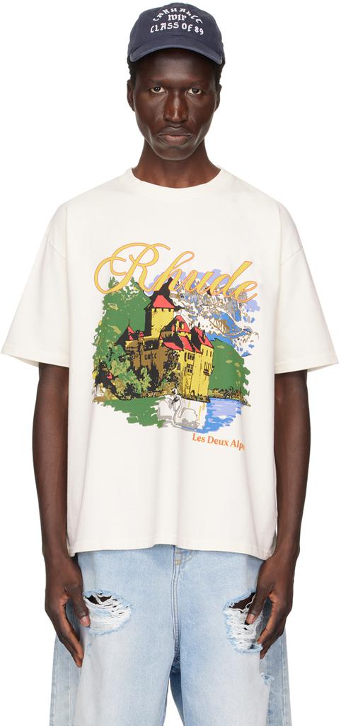 【関税込み】Rhude ホワイト Runway Plaque Tシャツ Runway Plaque Tee White | The Webster