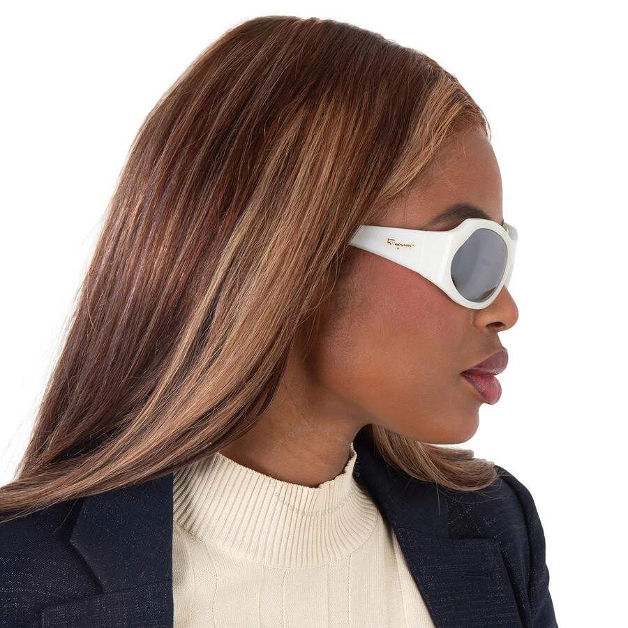 Salvatore Ferragamo Salvatore Ferragamo Grey Wrap Ladies Sunglasses SF1078S 102 59 2