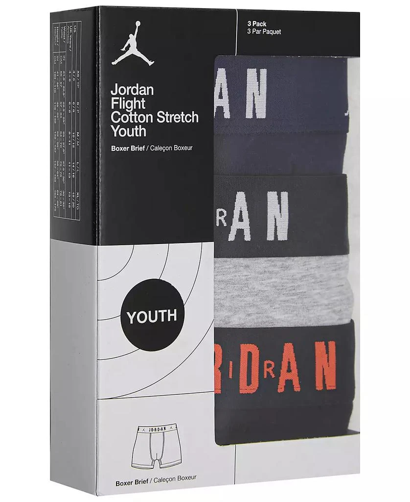 Jordan Boys
 8-18 Essentials Flight Boxer Briefs, 3-Pack 3