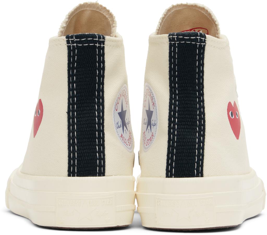 Comme des Garcons Kids Off-White Converse Edition Chuck 70 OG Single Heart High Top Sneakers