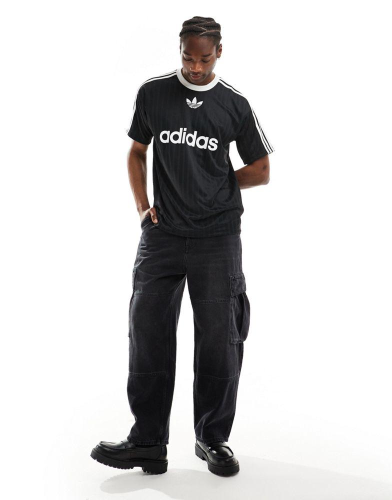adidas originals FOOTBALL CLASSIC Tシャツ 黒 ADIDAS ORIGINALS】◇FOOTBALL CLASSIC TSHIRT◇【正規品