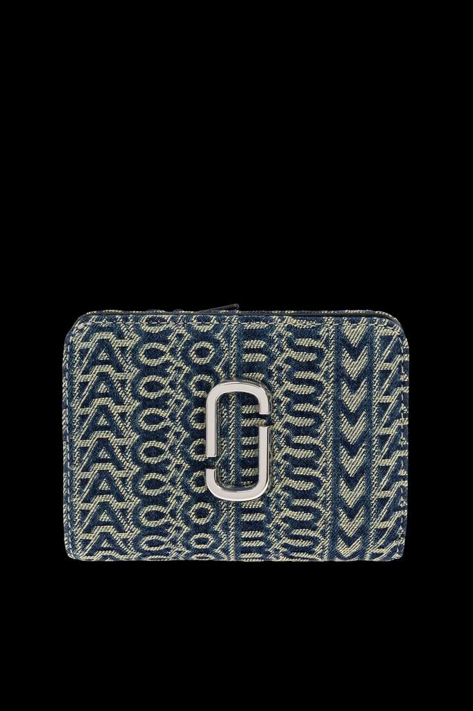 Marc Jacobs Marc Jacobs The Monogram Denim J Marc Mini Compact Wallet 1