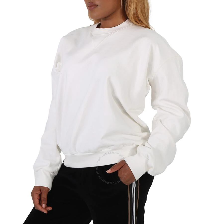 Mm6 Maison Margiela Maison Margiela Ladies White Oversized Sleeves Sweatshirt 2