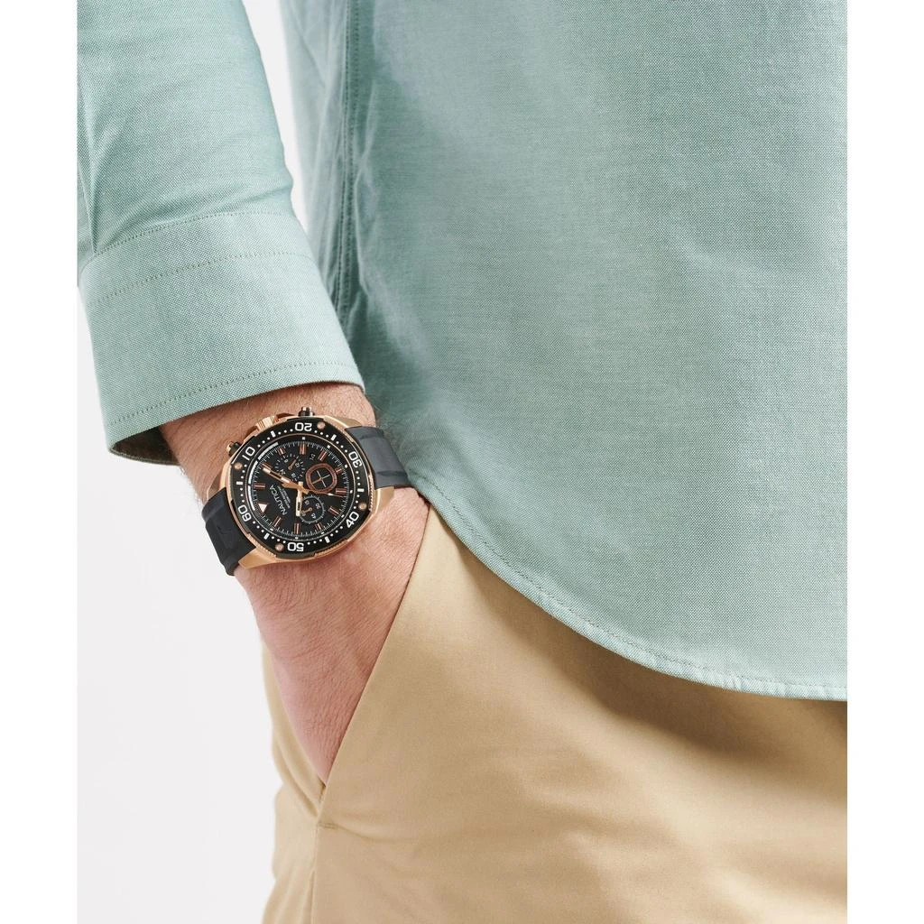 Nautica Mens Nct Blue Sail Chronograph Silicone Watch 2