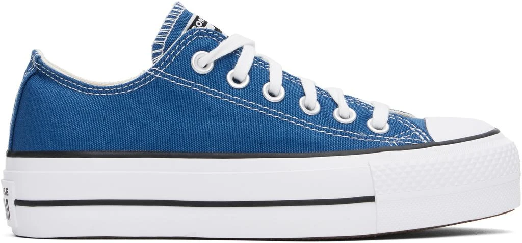 Converse Blue Chuck Taylor All Star Lift Platform Low Top Sneakers 1