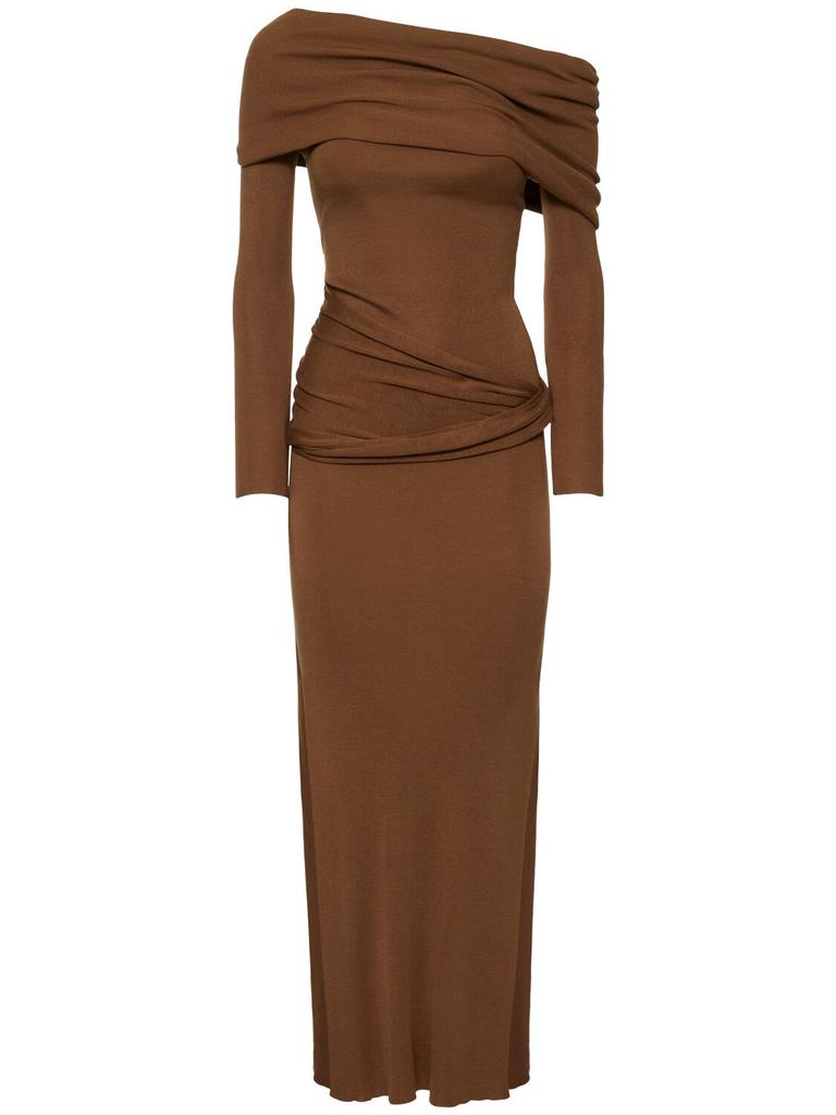 Aya Muse Lvr Exclusive Silk Viscose Long Dress