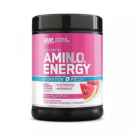 Optimum Nutrition Optimum Nutrition, Amino Energy + Focus, Pre-Workout, Watermelon, 1.42 lbs. 1