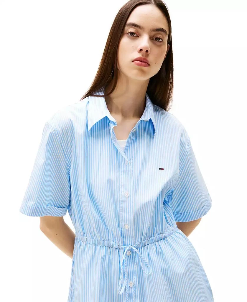 Tommy Jeans Women's Cotton Stripe Mini Shirt Dress 3