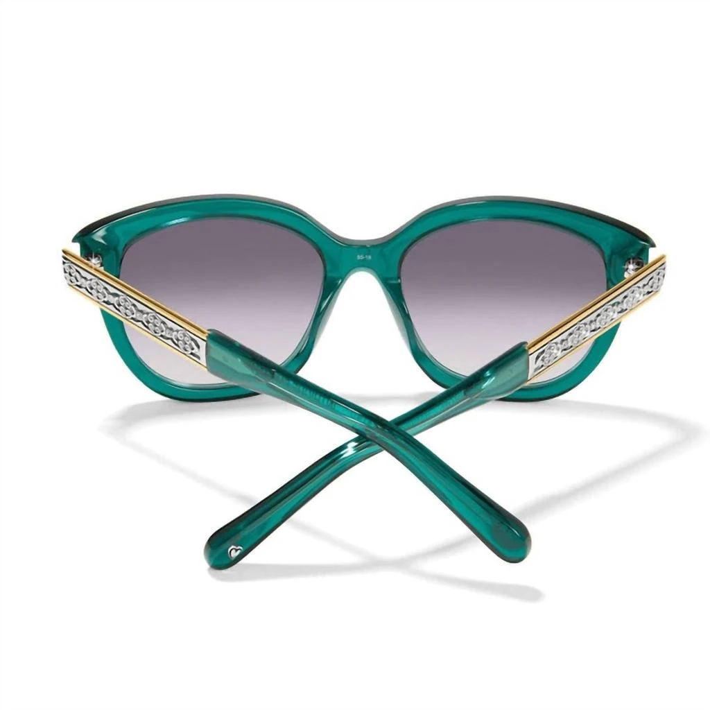 Brighton Women's Intrigue Sunglass In Emerald 3