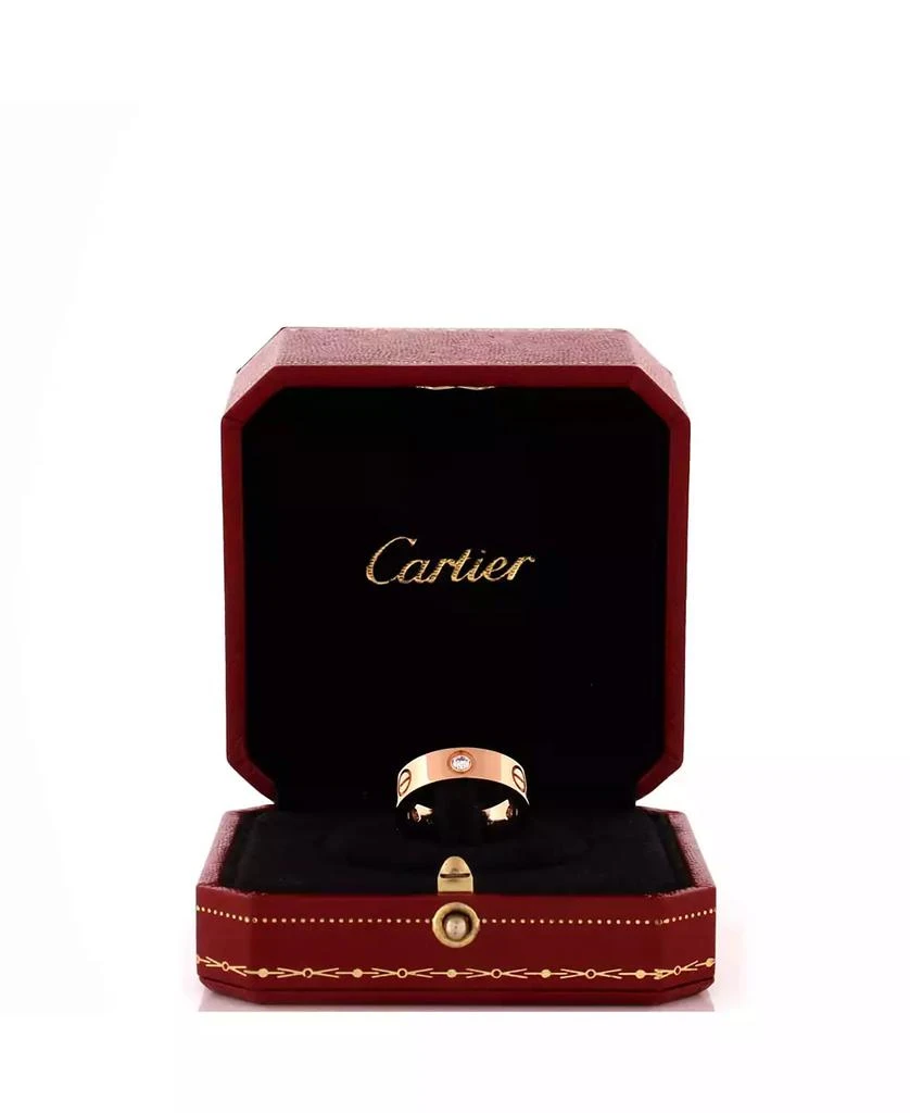 Cartier Love 3 Diamonds Band Ring 2