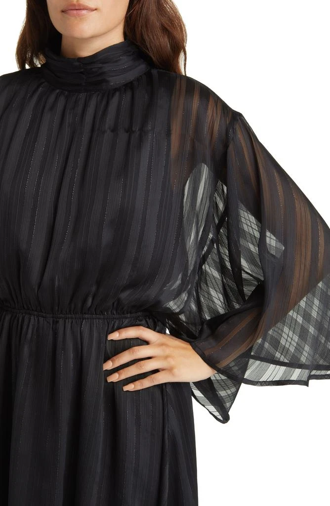 BTFL-life Metallic Long Sleeve Minidress 4