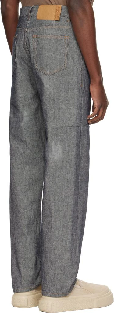 MM6 Gray Straight-Leg Jeans 3