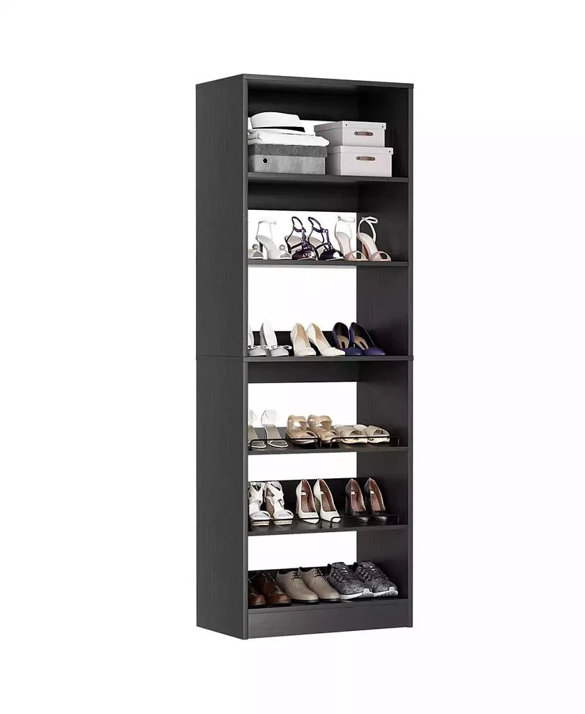 Aheaplus 6-Tier Shoe Rack Tower, 80
Floor Standing Wooden Shoe Organizer 7