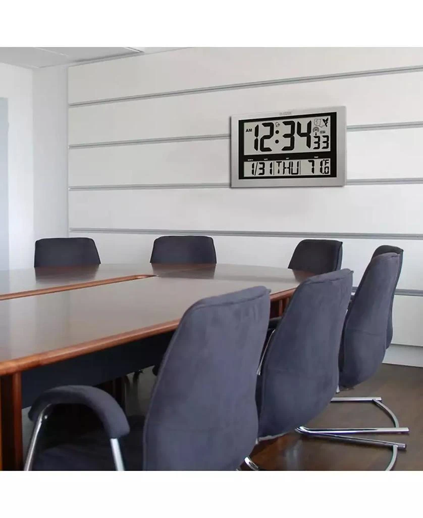 La Crosse Technology Jumbo Atomic Digital Wall Clock with Indoor Temperature 3