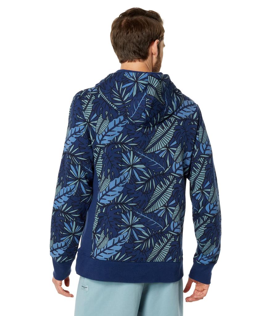 Life is Good Tropical Palm Print Simply True Fleece Hoodie