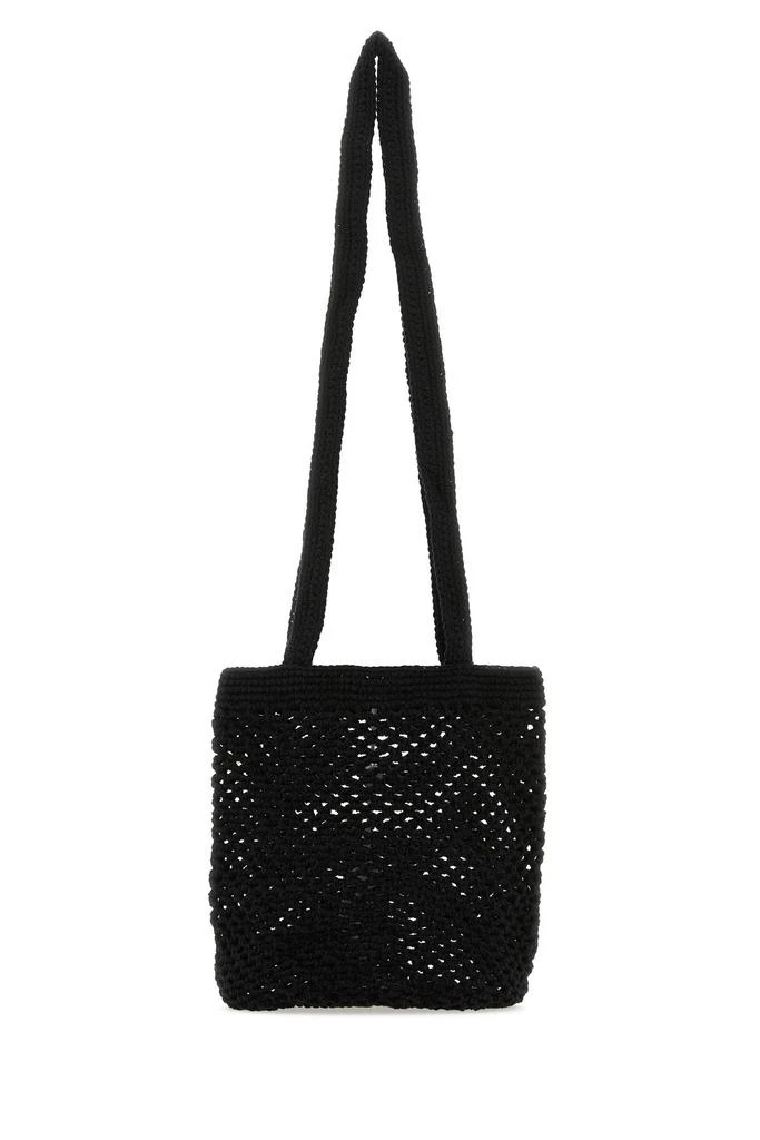 Gimaguas Black crochet Fisherman shoulder bag 2