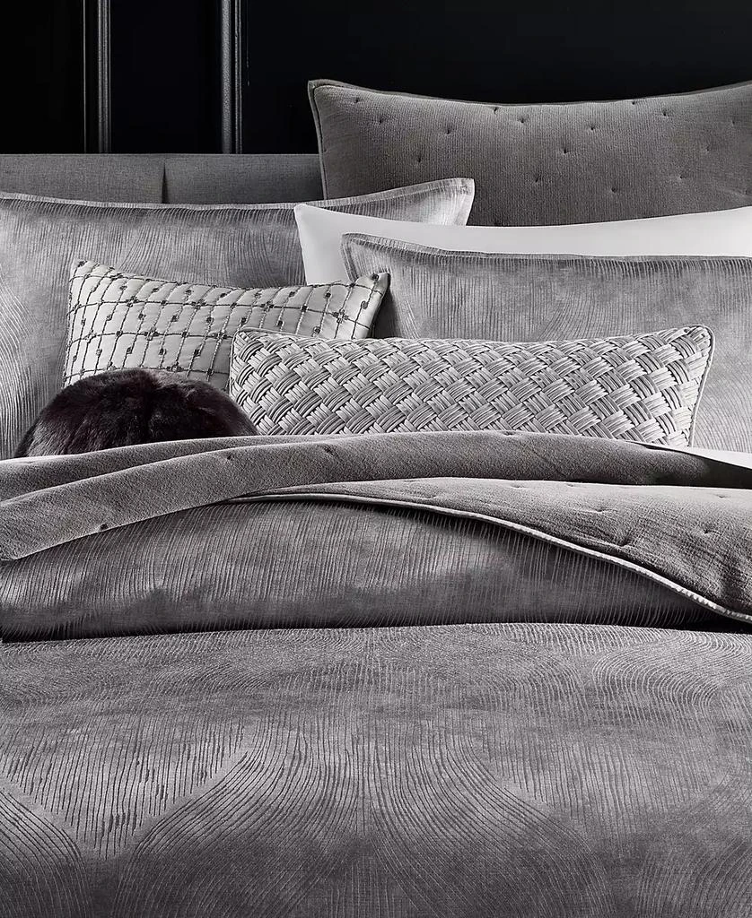 Hotel Collection Linear Ogee 3-Pc. Comforter Set, Full/Queen, Exclusively at Macy’s 3