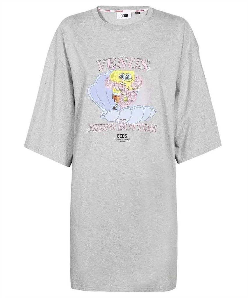 GCDS GCDS X SpongeBob Printed Crewneck T-Shirt Dress