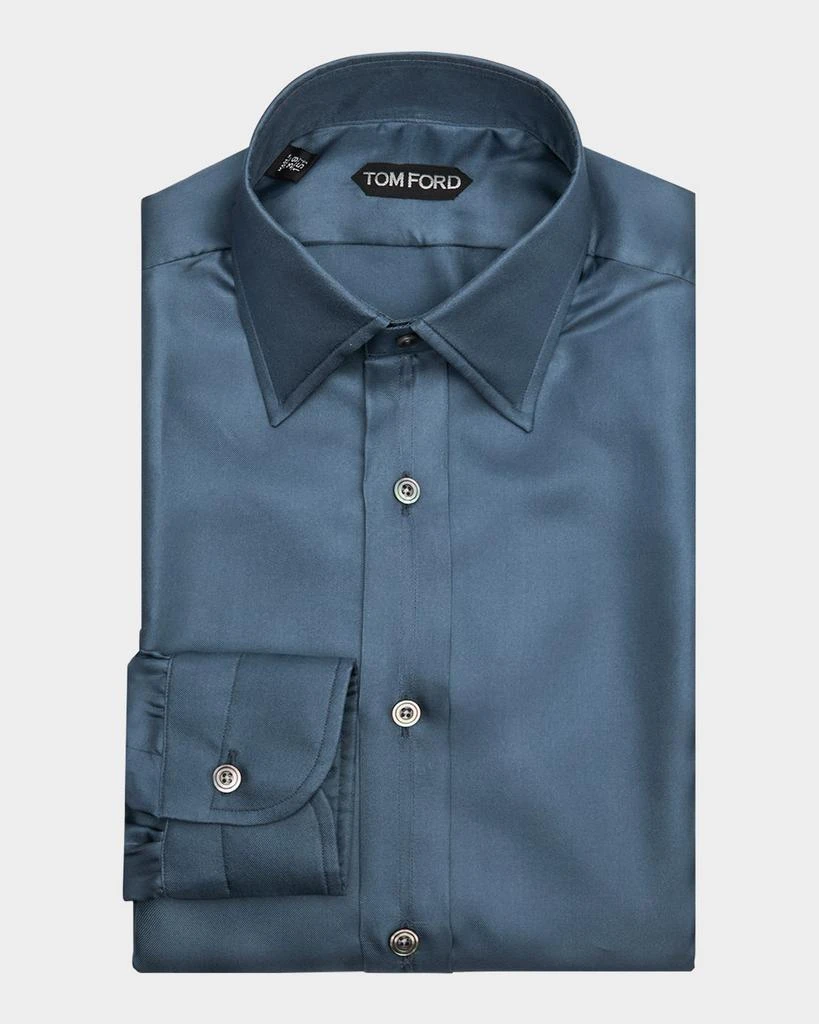 Tom Ford Men's Silk Twill Slim-Fit Dress Shirt 1