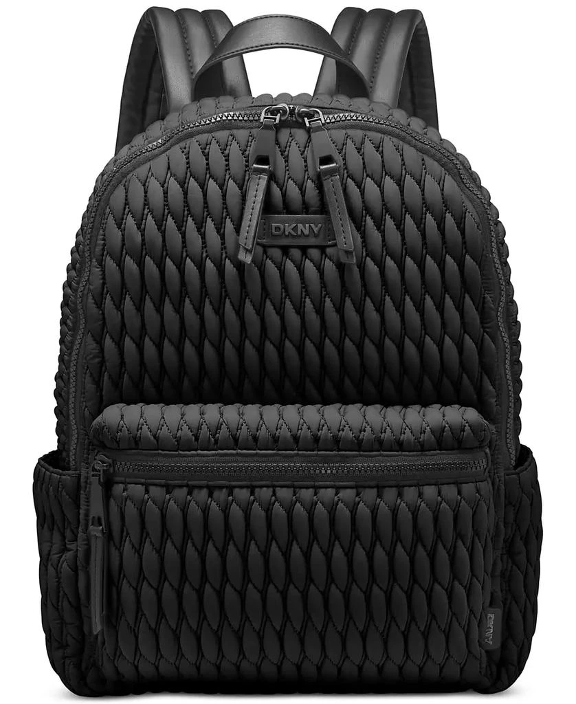 DKNY Mack Medium Quilted Nylon Backpack 1