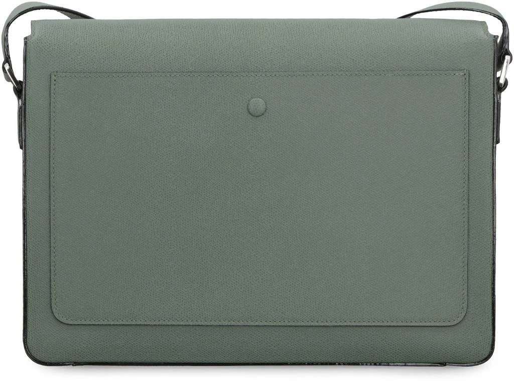 VALEXTRA Valextra V-Line Leather Messenger Bag 4