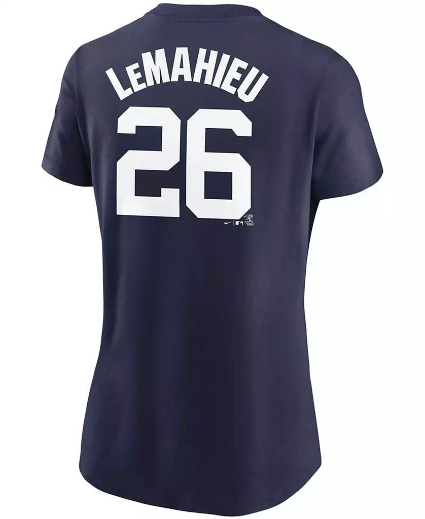 NIKE Women's DJ Lemahieu Navy New York Yankees Name Number T-shirt 3
