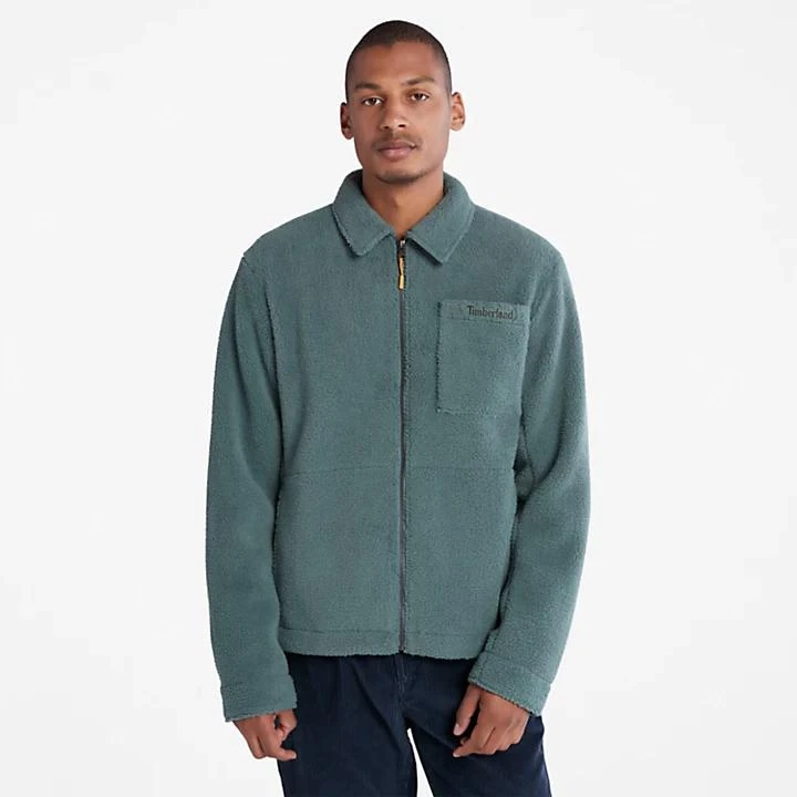 Timberland Fleece Overshirt for Men in Green 1