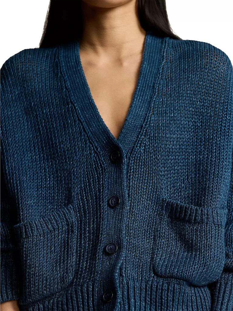 Ralph Lauren Oversized Linen-Blend Cardigan 5