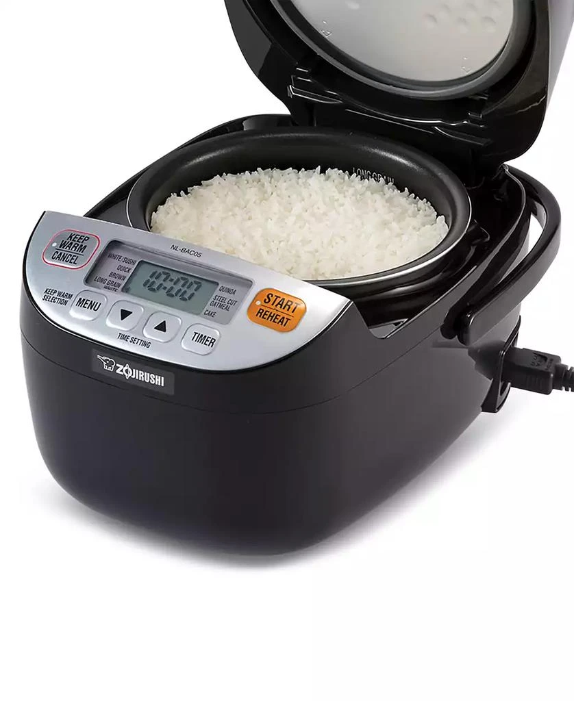 Zojirushi NL-BAC05SB Micom® 3-cup Rice Cooker & Warmer 3