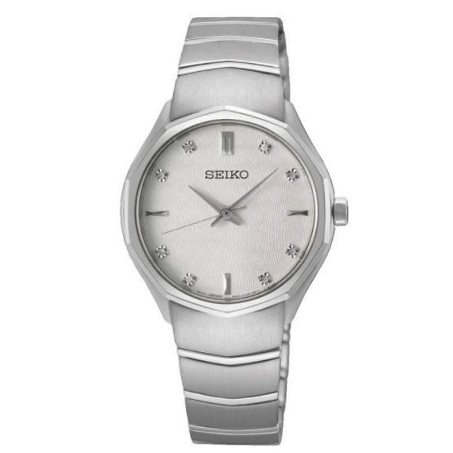 アナログ腕時計 SEIKO | Core Quartz Crystal Silver Dial Ladies SUR385P2 Seiko Core Quartz Crystal Silver Dial Ladies Watch SUR385P2