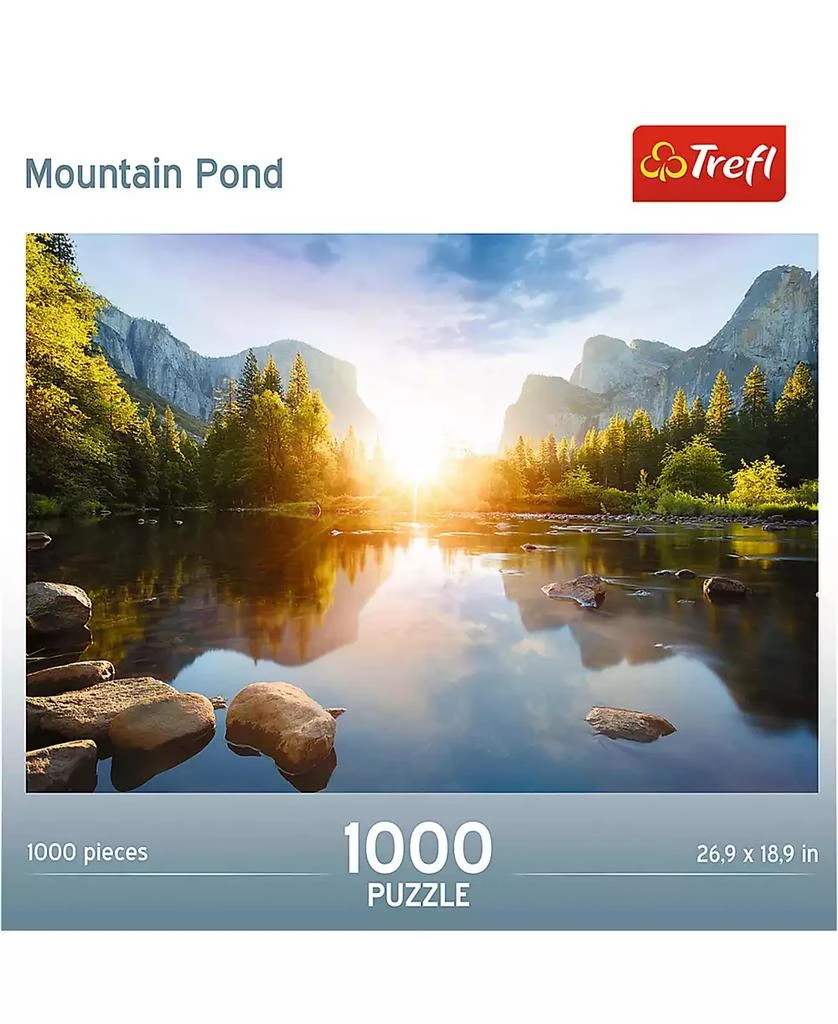 Trefl Red 1000 Piece Puzzle - Mountain Pond 3