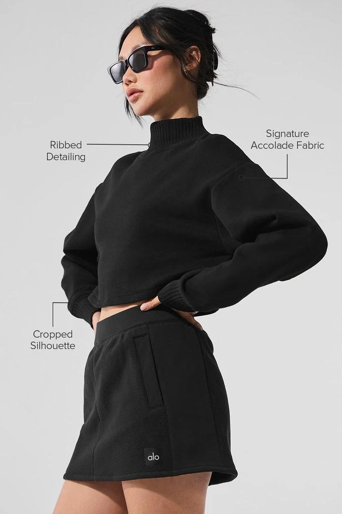 Alo Cropped Serenity Coverup - Bluestone 2