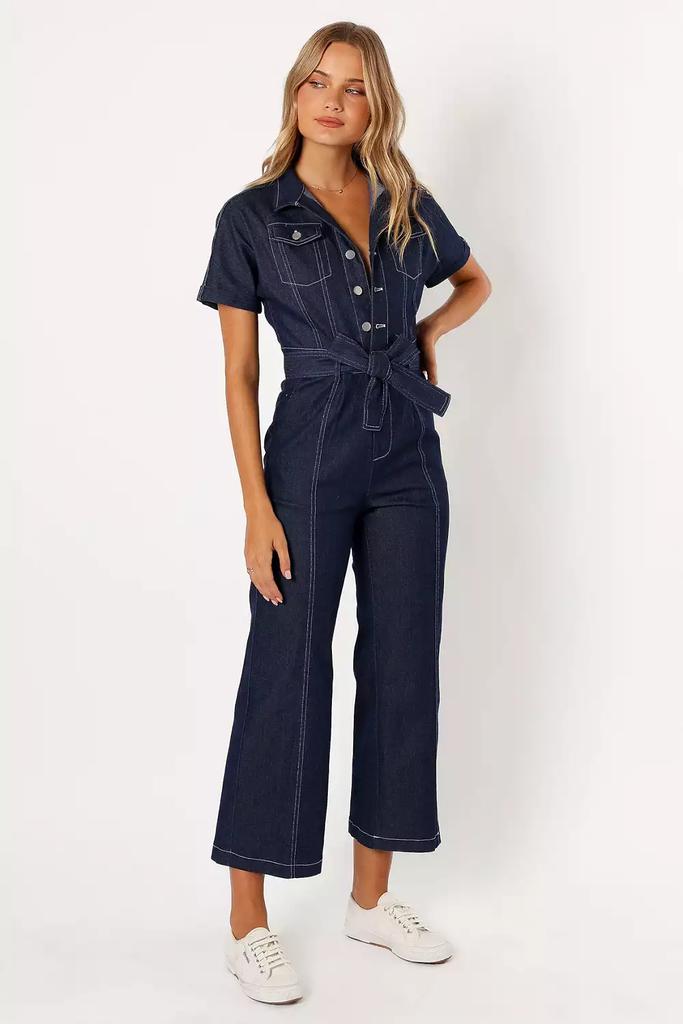 Petal and Pup Demi Contrast Stitch Jumpsuit