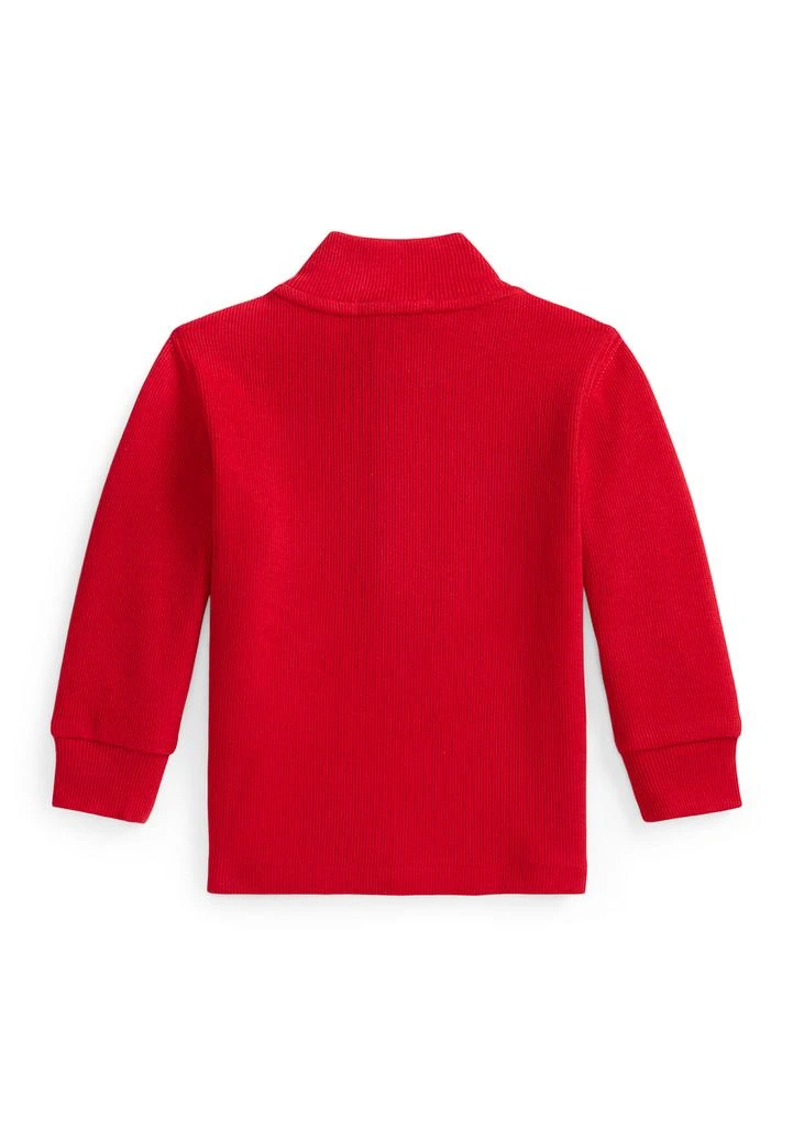 Ralph Lauren Baby Boys Estate-Rib Quarter-Zip Pullover 2