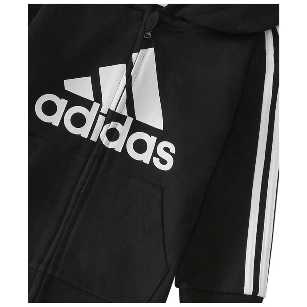 adidas Baby Boys Hooded French Terry Jacket and Joggers, 2 Piece Set 3