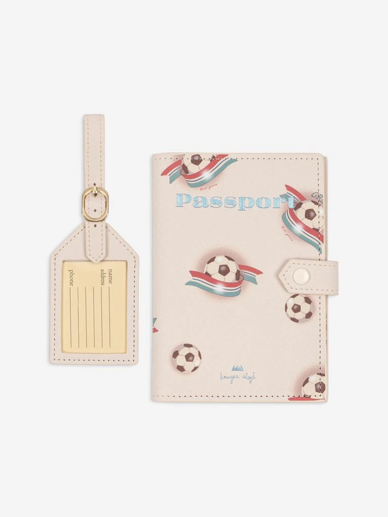 Konges Slojd Konges Sløjd Kids Kick It Voyage Travel Set in Beige (15cm) 1