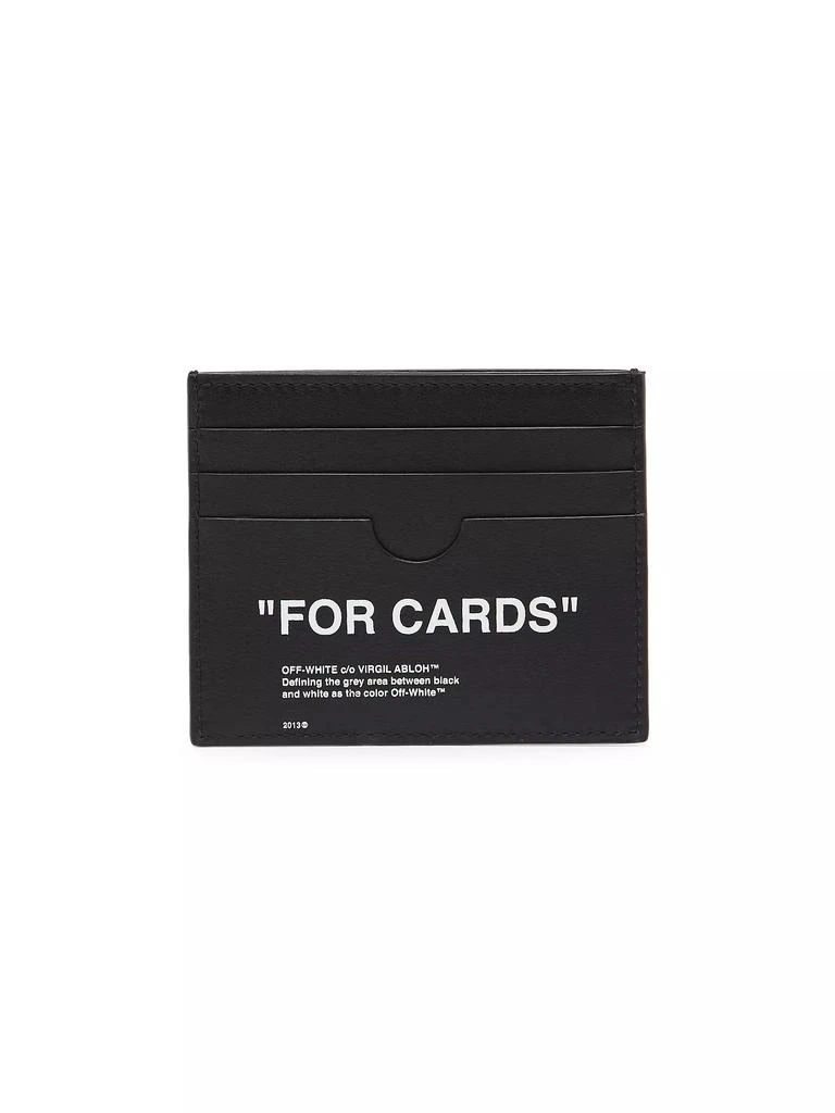 Off-White Quote Card Case Wallet 2