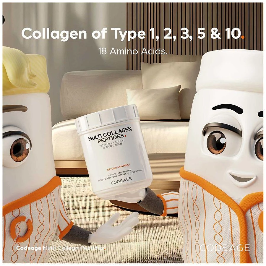 Codeage Multi Collagen Protein Powder Peptides Unflavored 4
